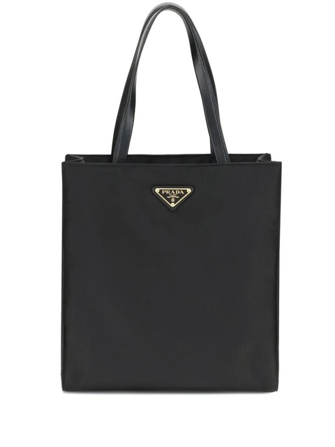 Prada logo-detail tote bag - Black - zdjęcie produktu nr 2
