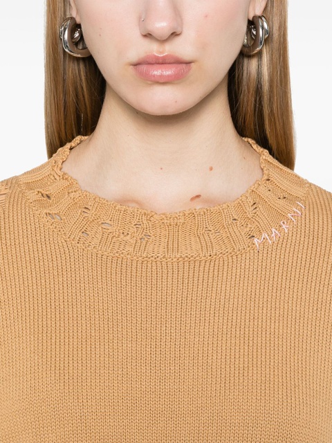 Marni cropped sweater - Brown - zdjęcie produktu nr 2