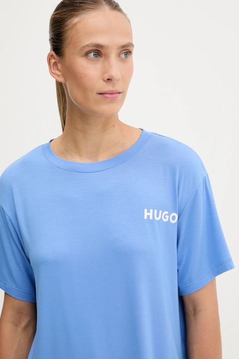 HUGO t-shirt lounge kolor niebieski 50490707 - zdjęcie produktu nr 1