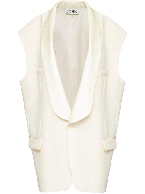 MM6 Maison Margiela tailored waistcoat - Neutrals - zdjęcie produktu nr 1