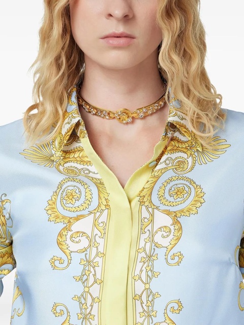 Versace Medusa crystal-embellishment necklace - Gold - zdjęcie produktu nr 2