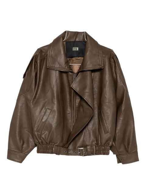 Eleh zip-up bomber jacket - Brown - zdjęcie produktu nr 2
