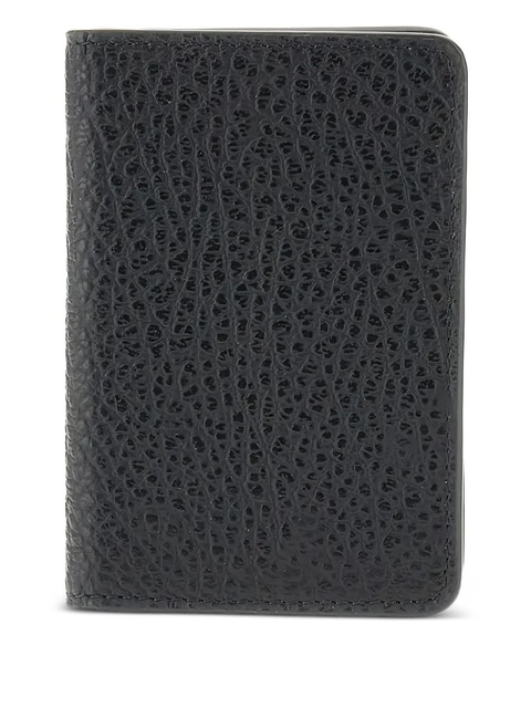Maison Margiela textured four-stitches card holder - Black - zdjęcie produktu nr 2
