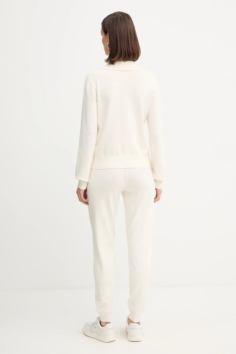 Liu Jo dres damski kolor beżowy TF5249.MS63L - zdjęcie produktu nr 2