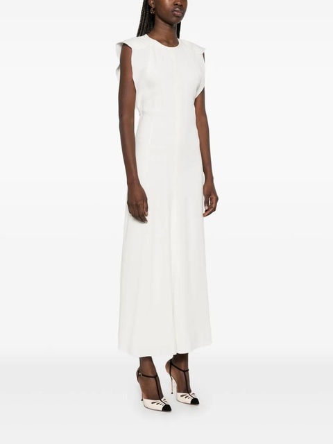 Victoria Beckham crepe maxi dress - Neutrals - zdjęcie produktu nr 1