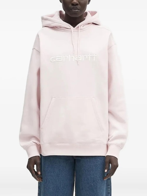 Carhartt WIP logo-embroidered hoodie - Pink - zdjęcie produktu nr 1