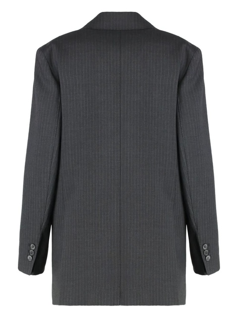 Weekend Max Mara pinstripe wool blazer - Grey - zdjęcie produktu nr 2