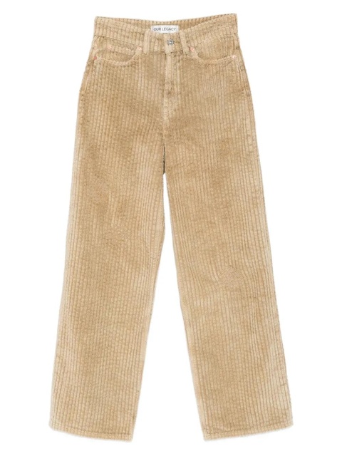 OUR LEGACY corduroy trousers - Neutrals - zdjęcie produktu nr 1