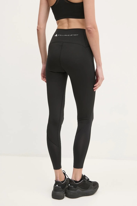 adidas by Stella McCartney legginsy treningowe TruePurpose Optime kolor czarny gładkie JF3796 - zdjęcie produktu nr 2