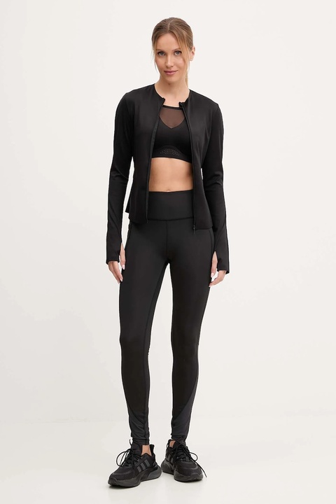 Calvin Klein Performance bluza treningowa damska kolor czarny gładka LVGWF5J404 - zdjęcie produktu nr 2