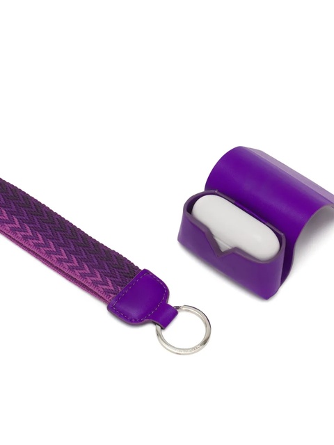 Lanvin logo-print AirPods case - Purple - zdjęcie produktu nr 2