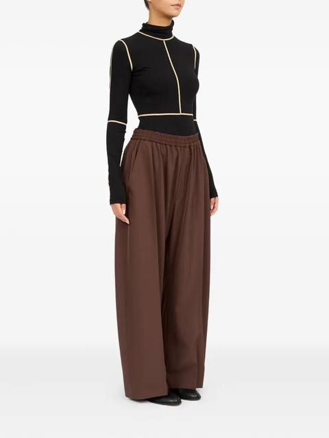 MM6 Maison Margiela stretch-design track pants - Brown - zdjęcie produktu nr 1