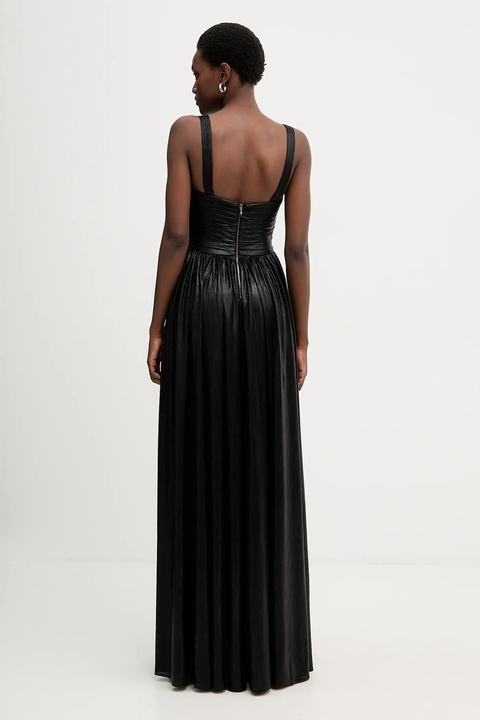 Retrofete sukienka Iris kolor czarny maxi rozkloszowana FW24-10329 - zdjęcie produktu nr 1