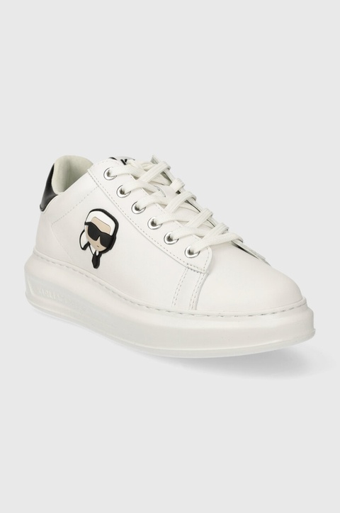 Karl Lagerfeld sneakersy skórzane KAPRI kolor biały KL62530N - zdjęcie produktu nr 1