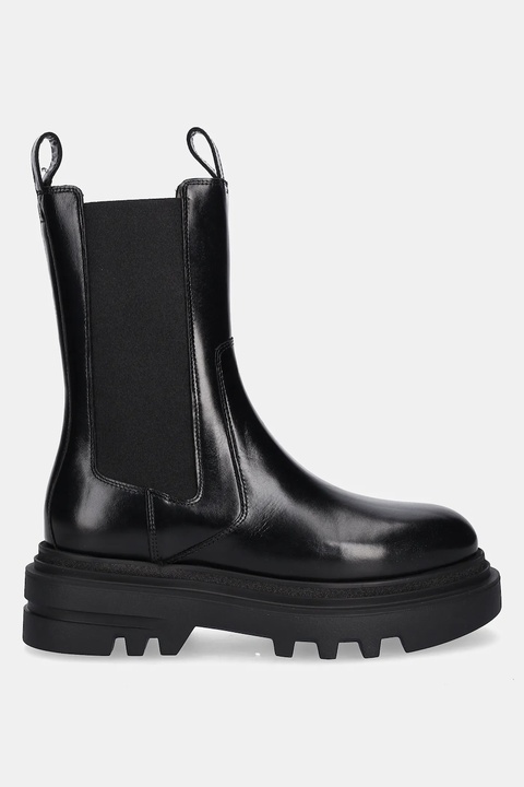 AllSaints sztyblety skórzane ALEX BOOT damskie kolor czarny na platformie W062FB - zdjęcie produktu nr 2