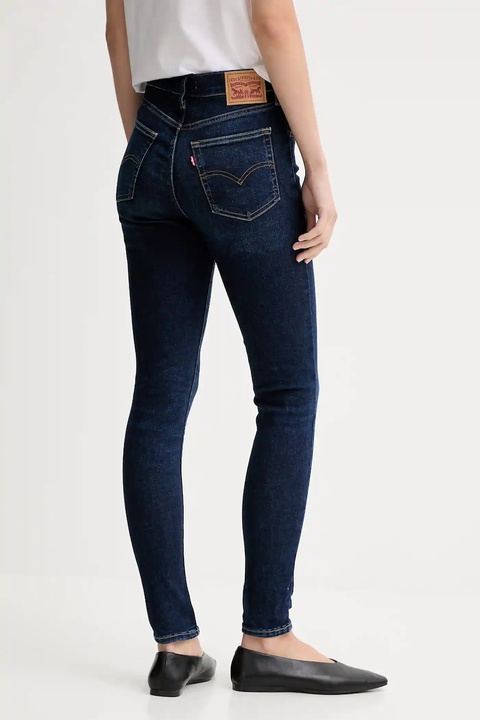 Levi's jeansy 720 HIRISE SUPER SKINNY damskie kolor niebieski 52797.0393 - zdjęcie produktu nr 2