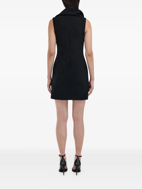 Ferragamo asymmetric mini dress - Black - zdjęcie produktu nr 2