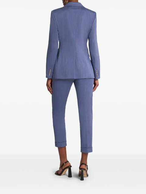 ETRO paisley-jacquard blazer - Blue - zdjęcie produktu nr 2