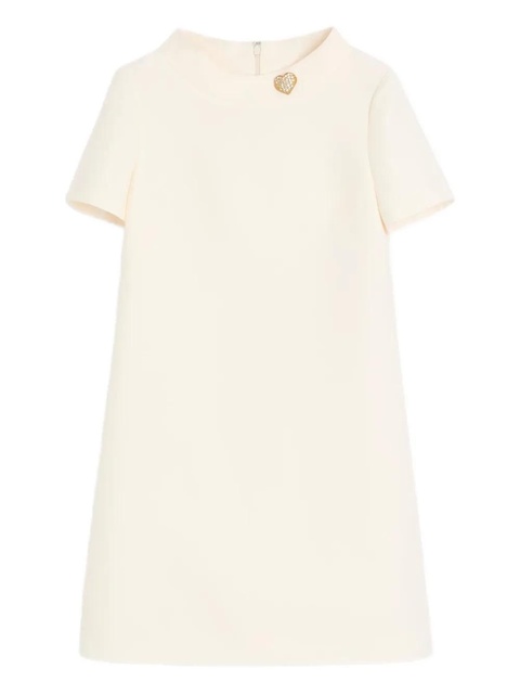 Valentino Garavani heart-detail mini dress - White - zdjęcie produktu nr 2