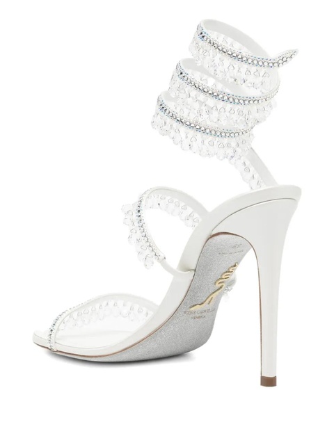 René Caovilla 105mm Chandelier sandals - White - zdjęcie produktu nr 2