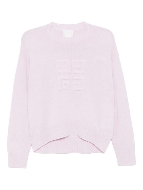 Givenchy logo-embroidered jumper - Pink - zdjęcie produktu nr 1