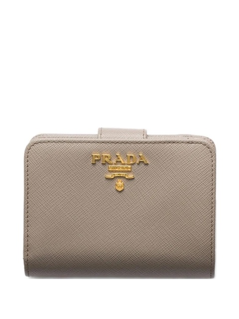 Prada small saffiano-leather zip wallet - Grey - zdjęcie produktu nr 1