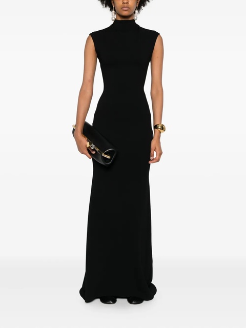 Jacquemus high-neck maxi dress - Black - zdjęcie produktu nr 2
