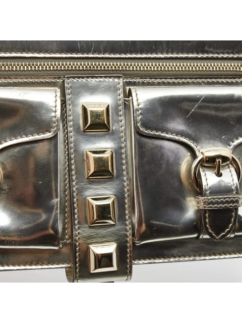 Gucci metallic studded clutch bag - zdjęcie produktu nr 2