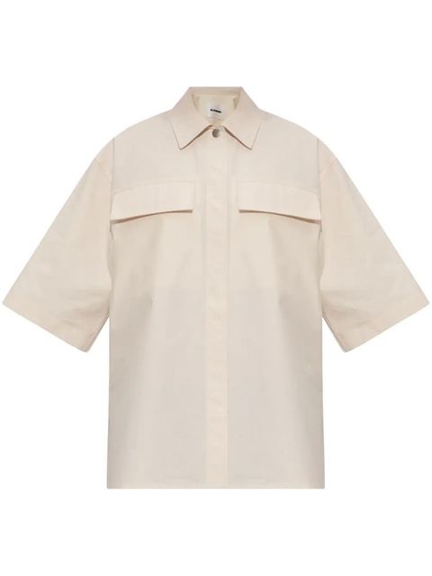 Jil Sander patch pocket shirt - Neutrals - zdjęcie produktu nr 1