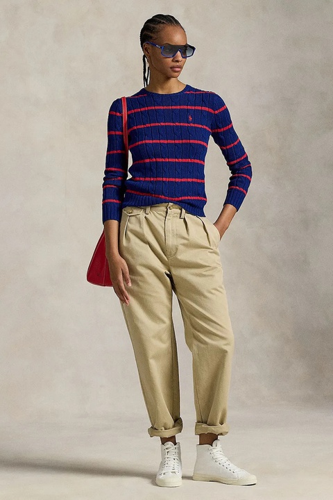 Polo Ralph Lauren sweter bawełniany damski kolor niebieski lekki 211972119 - zdjęcie produktu nr 2