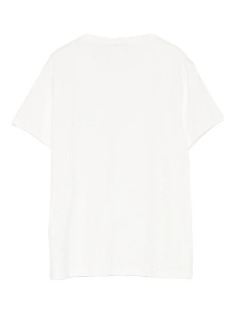 MC2 Saint Barth Emilie W embroidered-detail T-shirt - White - zdjęcie produktu nr 1