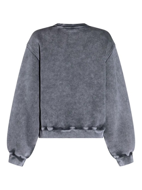 Alexander Wang logo-embroidered sweatshirt - Grey - zdjęcie produktu nr 1