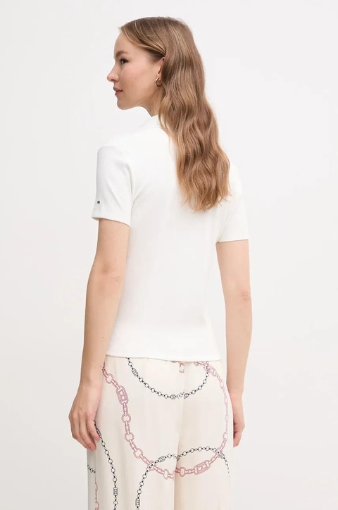 Tommy Hilfiger polo damski kolor biały WW0WW45436 - zdjęcie produktu nr 2