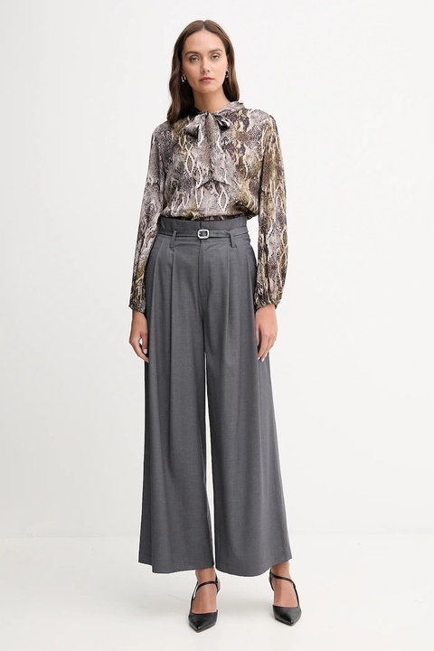 Marc Aurel bluzka damska kolor zielony wzorzysta 6345-1000-24809 - zdjęcie produktu nr 2