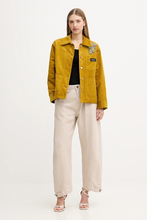 Liu Jo kurtka kolor żółty przejściowa MF5155 T192A - zdjęcie produktu nr 1