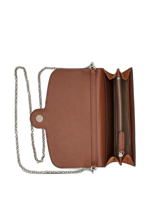 Lauren Ralph Lauren medium Adair logo chain crossbody bag - Brown - zdjęcie produktu nr 2