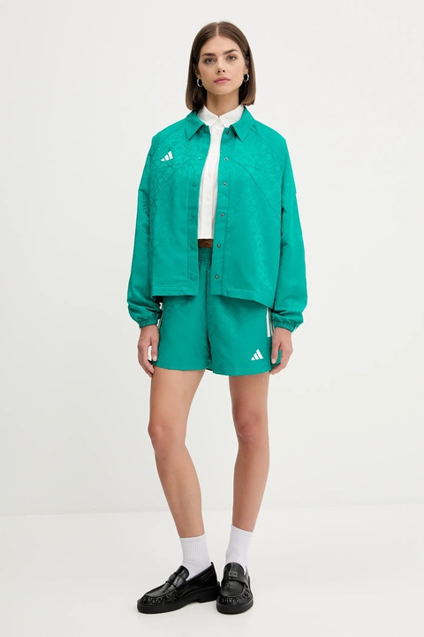 adidas kurtka House of Tiro kolor zielony przejściowa JL9204 - zdjęcie produktu nr 2