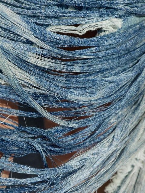 Diesel frayed skirt - Blue - zdjęcie produktu nr 2