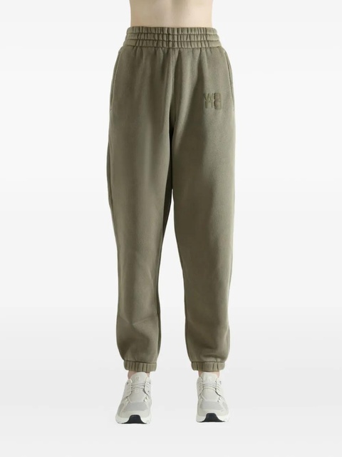 Alexander Wang logo-patch track pants - Green - zdjęcie produktu nr 1