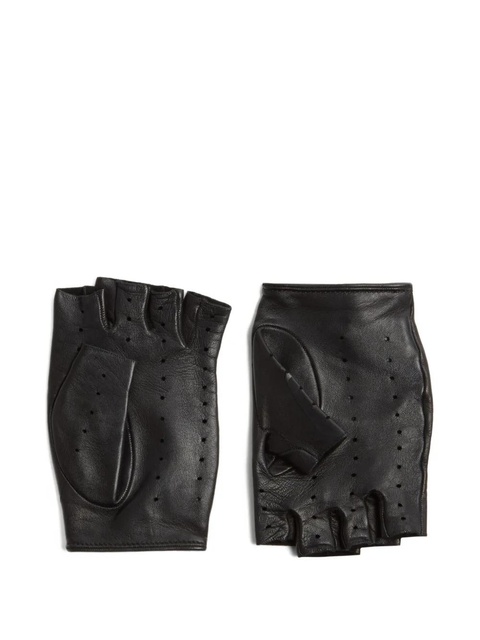 Valentino Garavani VLogo Signature fingerless gloves - Black - zdjęcie produktu nr 1