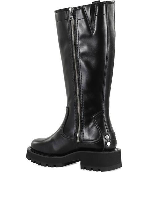 GANNI studded leather boots - Black - zdjęcie produktu nr 1