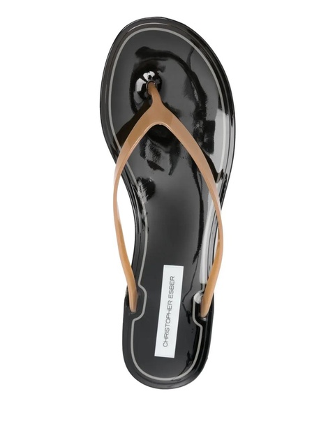 Christopher Esber Jo flip flops - Brown - zdjęcie produktu nr 2
