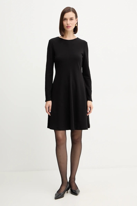 Weekend Max Mara sukienka CALIFFO kolor czarny mini rozkloszowana 2525626012600 - zdjęcie produktu nr 2