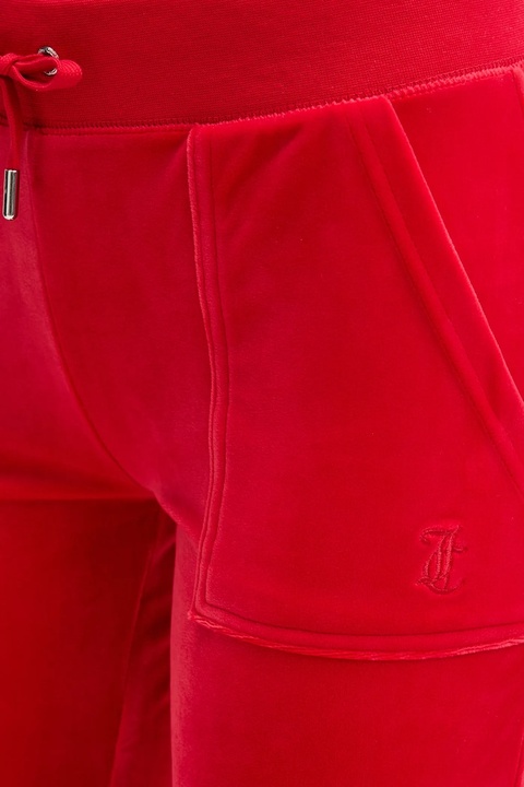 Juicy Couture spodnie dresowe DEL RAY POCKETED PANT damskie kolor czerwony gładkie JCAP180 - zdjęcie produktu nr 1
