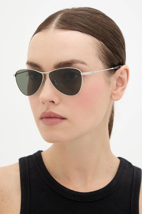 Saint Laurent okulary przeciwsłoneczne VESPER damskie kolor srebrny SL 831 - zdjęcie produktu nr 1