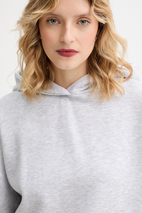 MUUV. bluza MUUV. x Answear damska kolor szary z kapturem melanżowa - zdjęcie produktu nr 2