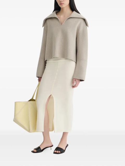 Nanushka Maxe pilgrim-collar sweater - Neutrals - zdjęcie produktu nr 2
