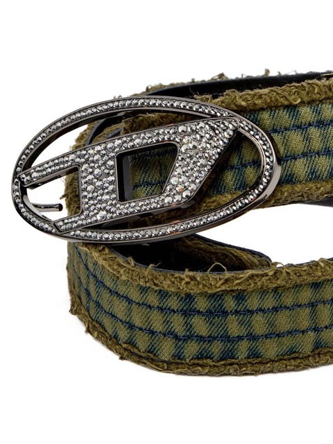 Diesel B-1dr rhinestone belt - Green - zdjęcie produktu nr 2