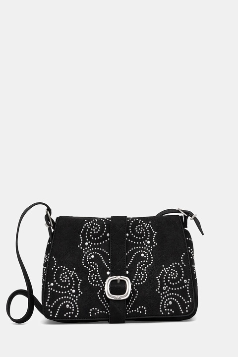 Desigual torebka POKER FACE POSADAS MI kolor czarny 25WAXPBH - zdjęcie produktu nr 1