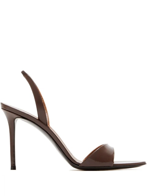 Giuseppe Zanotti 90mm slingback stiletto sandals - Brown - zdjęcie produktu nr 1